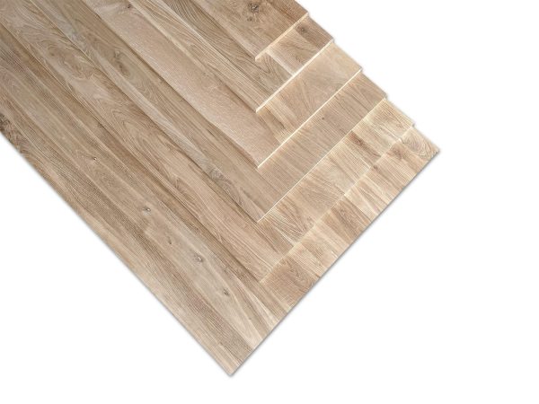 Massief eiken panelen - 18 mm - doorlopende lamellen - Europees - Afbeelding 3