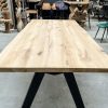 Tafelblad boomstam - Massief eiken - 40 mm - Afbeelding 2