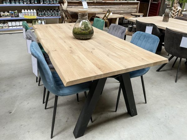 Tafelblad boomstam - Massief eiken - 40 mm - Afbeelding 4