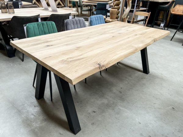 Tafelblad boomstam - Massief eiken - 40 mm