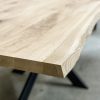 Tafelblad boomstam - Massief eiken - 40 mm - Afbeelding 6