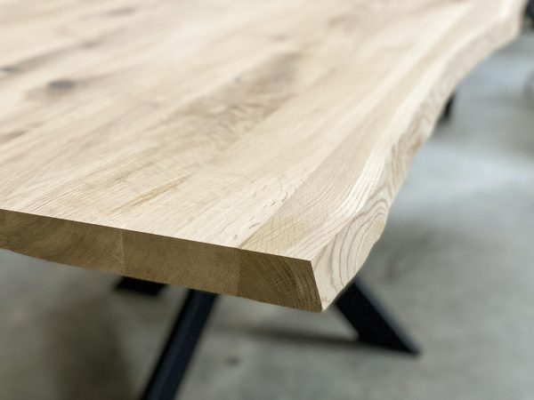 Tafelblad boomstam - Massief eiken - 40 mm - Afbeelding 6
