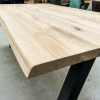 Tafelblad boomstam - Massief eiken - 40 mm - Afbeelding 3