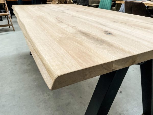 Tafelblad boomstam - Massief eiken - 40 mm - Afbeelding 3