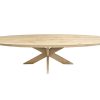 Tafelblad ovaal - Massief eiken - 40 mm - Afbeelding 3