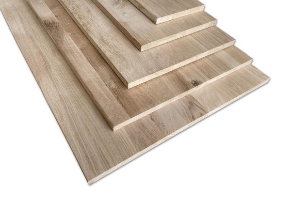 Massief eiken panelen - 20 mm - doorlopende lamellen - Oost Eu