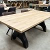 Tafelblad recht - massief eiken - 40 mm