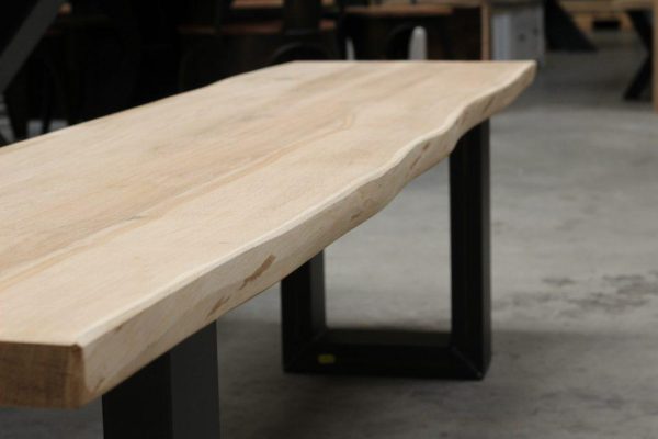Bankjesblad boomstam - Massief eiken - 40 mm - 45 cm breed - Afbeelding 4
