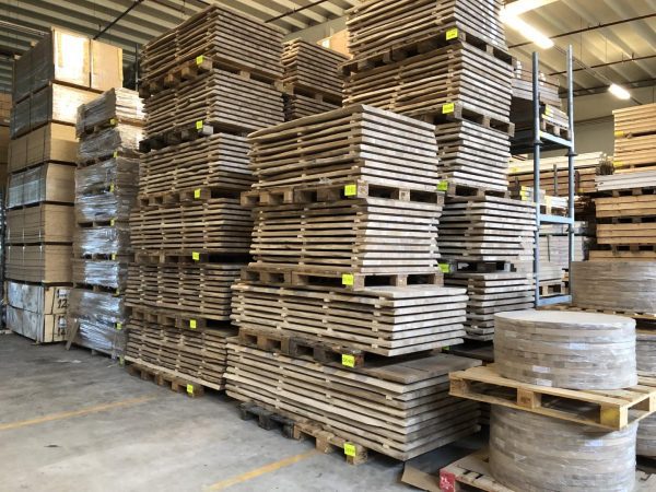 Massief eiken panelen / platen - 40 mm - 121 cm breed - doorlopende lamellen - Afbeelding 7
