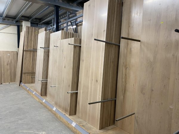 Massief eiken platen - 20 mm - 121 cm breed - doorlopende lamellen - Oost Eu - Afbeelding 15