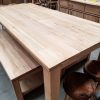 Complete tafel - massief Eiken - type DTO