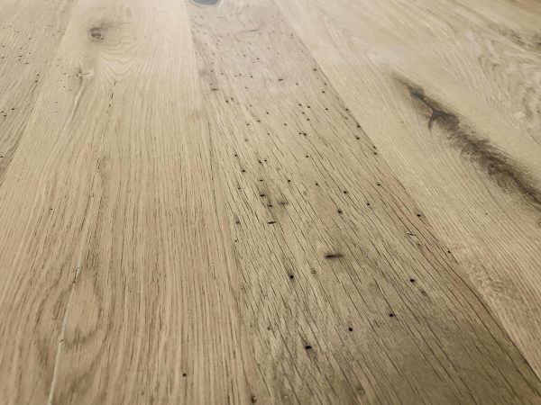Tafelblad boomstam - Massief oud eiken - 40 mm - Afbeelding 6