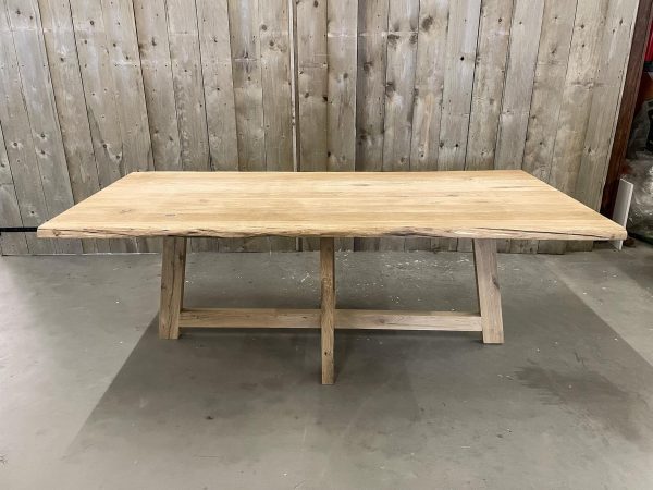 Tafelblad boomstam - Massief oud eiken - 40 mm - Afbeelding 7