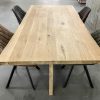 Tafelblad boomstam - Massief oud eiken - 40 mm