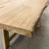 Tafelblad boomstam - Massief oud eiken - 40 mm - Afbeelding 3