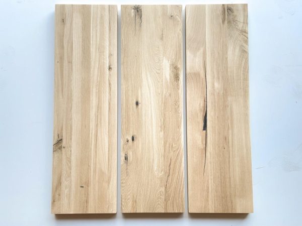 Massief eiken panelen - 40 mm - doorlopende lamellen - Afbeelding 2