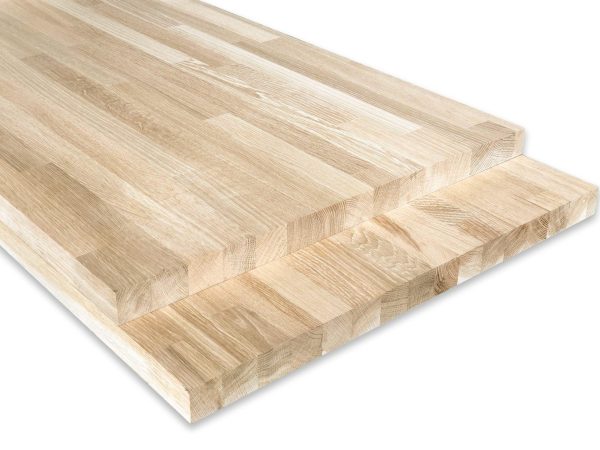 Aanrechtblad / Werkblad - Massief eiken - 40 mm - vingerlas