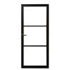 Staal look deur - "Arkel" (helder glas) - Afbeelding 2