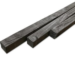 Regel - Douglas - Zwart - 45 x 45 mm - 2e sortering