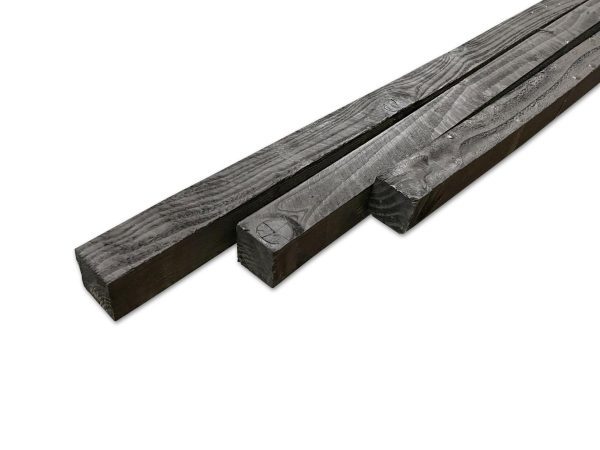 Regel - Douglas - Zwart - 45 x 45 mm - 2e sortering