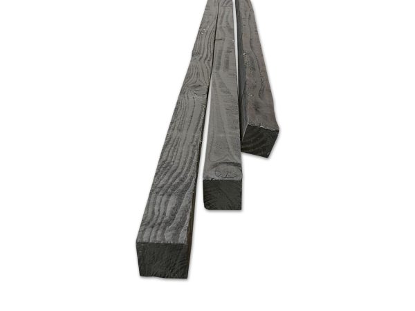 Regel - Douglas - Zwart - 45 x 45 mm - 2e sortering - Afbeelding 2