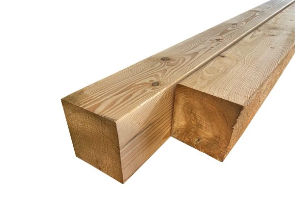 Paal - Lariks - 110 x 110 mm - Geschaafd - ACTIE! - Afbeelding 8