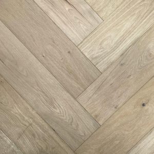 Duoplank visgraat - Eiken - Behandeld (Industrial Grey)
