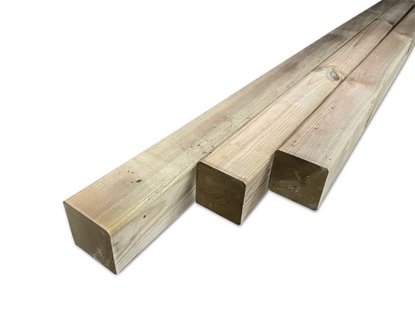 Paal - Geïmpregneerd - 68 x 68 mm