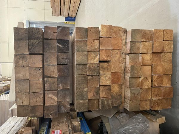 Paal - Lariks - 110 x 110 mm - Geschaafd - ACTIE! - Afbeelding 11
