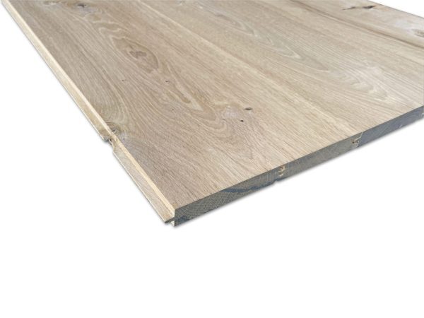 Wand- en plafondbekleding / dakbeschot (vellingdeel) - massief Eiken- 18,5 x 250 cm - Afbeelding 7