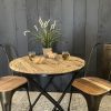 Massief eiken planken - 19 mm - 19,5 x 250 cm - Carbon Black - Afbeelding 3