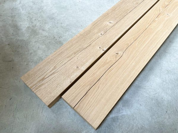 Massief eiken planken - 40 mm - duo verlijmd - Afbeelding 3
