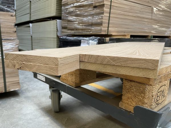 Massief eiken planken - 40 mm - duo verlijmd - Afbeelding 4