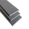 Massief eiken planken - 19 mm - 19,5 x 250 cm - Carbon Black