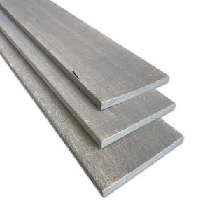 Massief eiken planken - 19 mm - 19,5 x 250 cm - Middle Grey