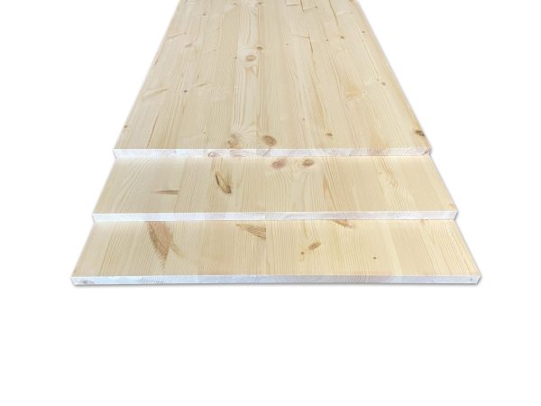 Massief grenen panelen - 18 mm - 60 x 240 cm - doorlopende lamellen - Afbeelding 3