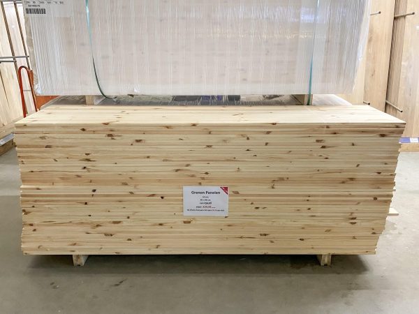 Massief grenen panelen - 18 mm - 60 x 240 cm - doorlopende lamellen - Afbeelding 6