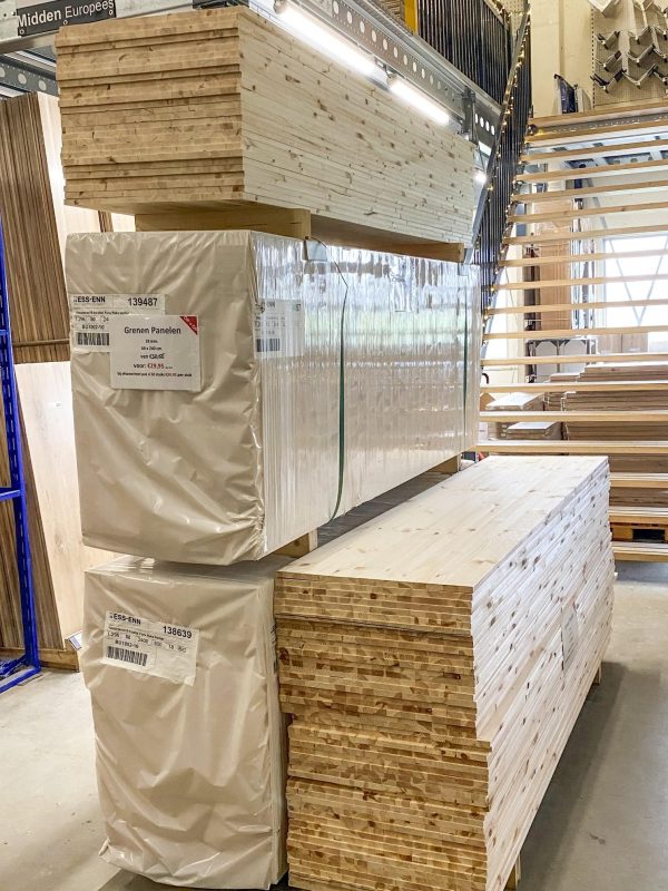 Massief grenen panelen - 18 mm - 60 x 240 cm - doorlopende lamellen - Afbeelding 7