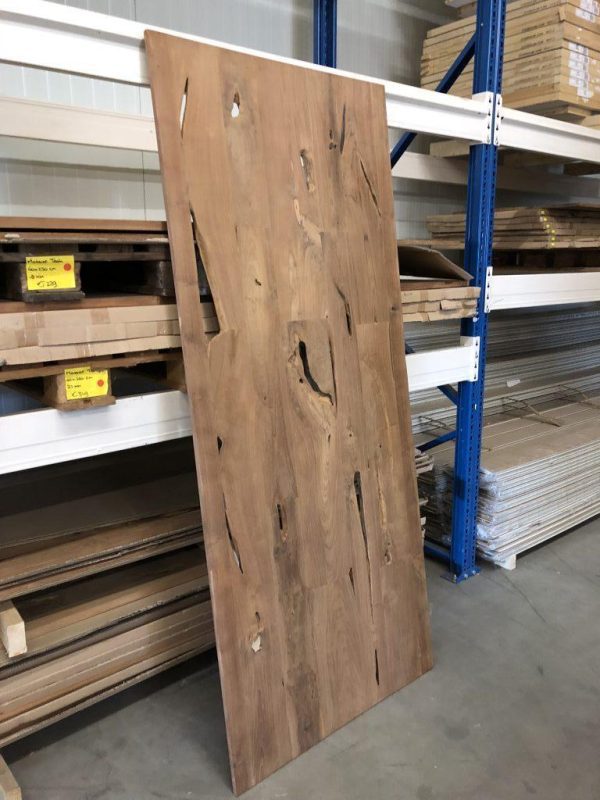 Teak houten panelen - 30 mm - 90 x 210 cm - Robuust - Afbeelding 2
