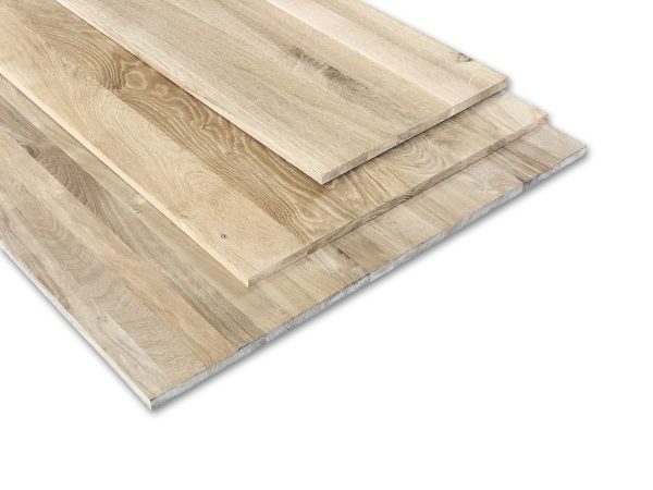 Massief eiken panelen - 25 mm - doorlopende lamellen - Oost Eu
