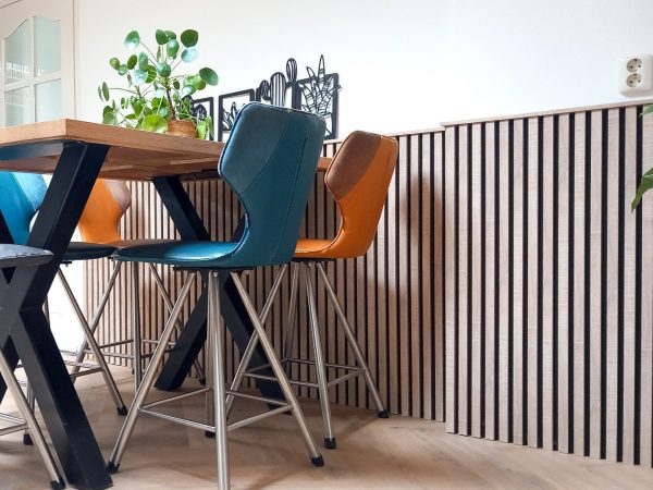 Wandpaneel Akoestisch - Black Oak - 60 x 260 cm - Afbeelding 8