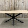Tafelblad Deens ovaal (facet rand) - Massief eiken - 40 mm - Afbeelding 5