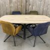 Tafelblad Deens ovaal (facet rand) - Massief eiken - 40 mm - Afbeelding 4