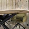 Tafelblad Deens ovaal (facet rand) - Massief eiken - 40 mm - Afbeelding 6