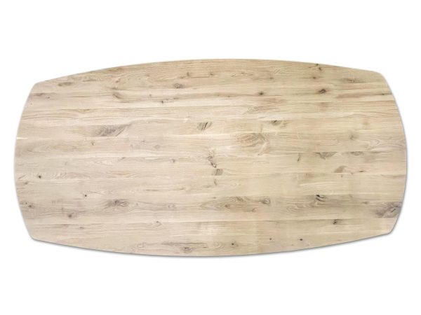 Tafelblad Deens ovaal (facet rand) - Massief eiken - 40 mm - Afbeelding 7