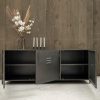 Dressoir Muri, stoer metalen dressoir met drie deuren. Te koop bij Bouwie. Artikelnummer: SBIS001RP5