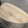 Tafelblad kiezel / druppel (facet rand) - Massief eiken - 40 mm - Afbeelding 3