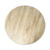 Tafelblad rond (facet rand) - Massief eiken - 40 mm - Afbeelding 7