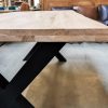 Tafelblad boomstam - massief Eiken - 40 mm (opgedikt) - Afbeelding 3