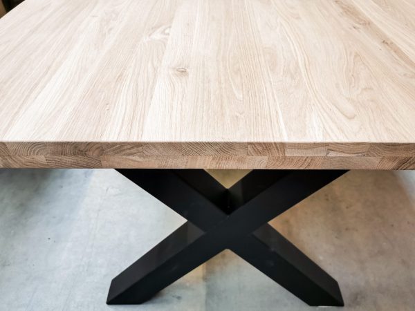 Tafelblad boomstam - massief Eiken - 40 mm (opgedikt) - Afbeelding 2